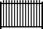 Jerith Bravo Style Aluminum Fence
